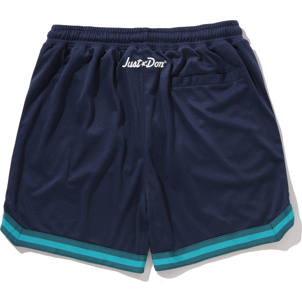 BAPE X JUST DON MILO RELAXED FIT BASKETBALL SHORTS MENS