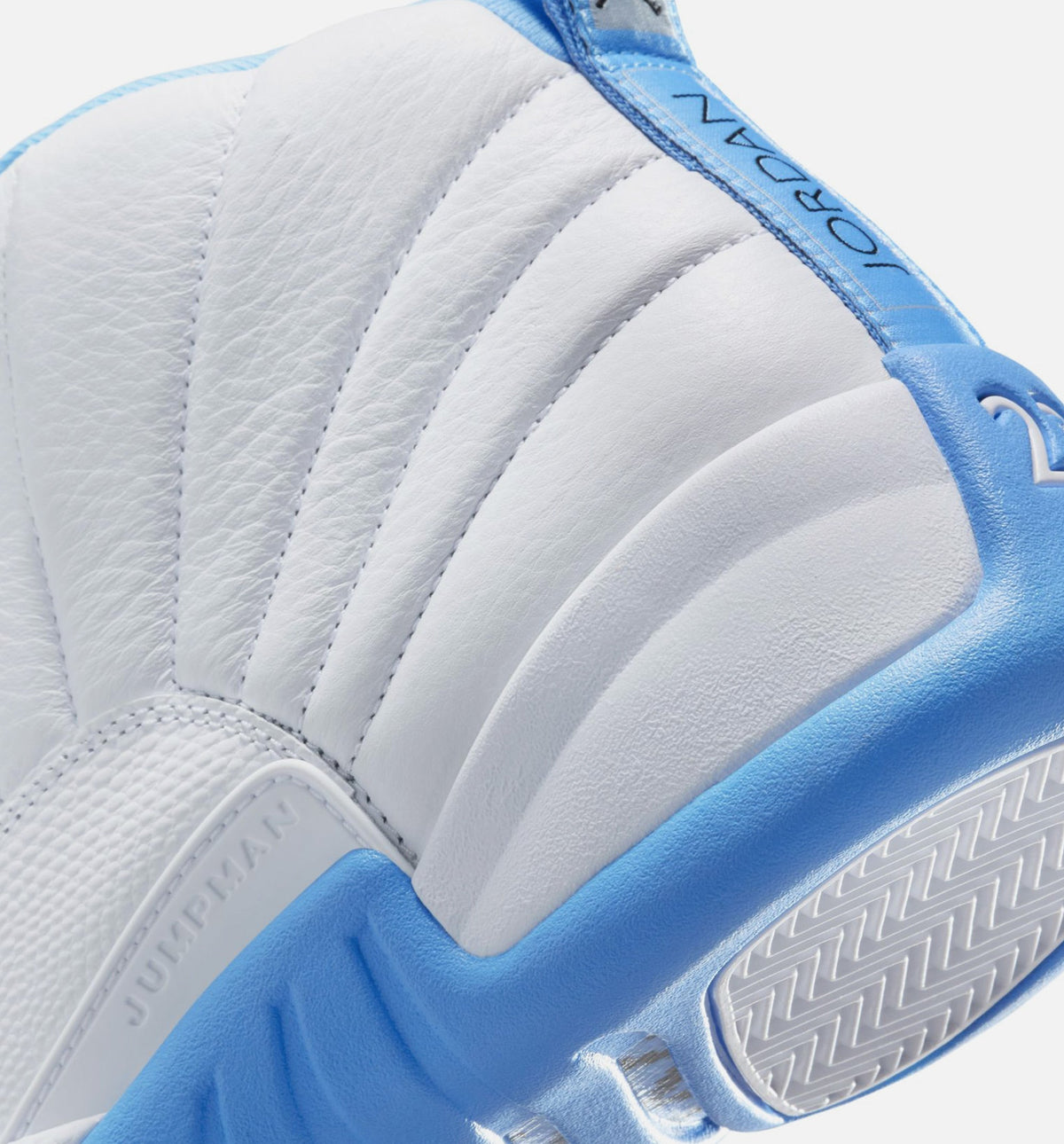 Air Jordan 12 Retro White and University Blue Men's Lifestyle Shoe