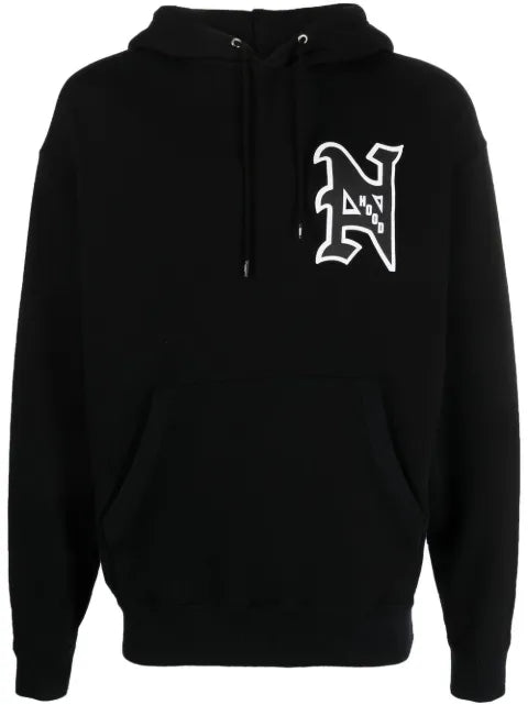 Neighborhood College logo-print hoodie