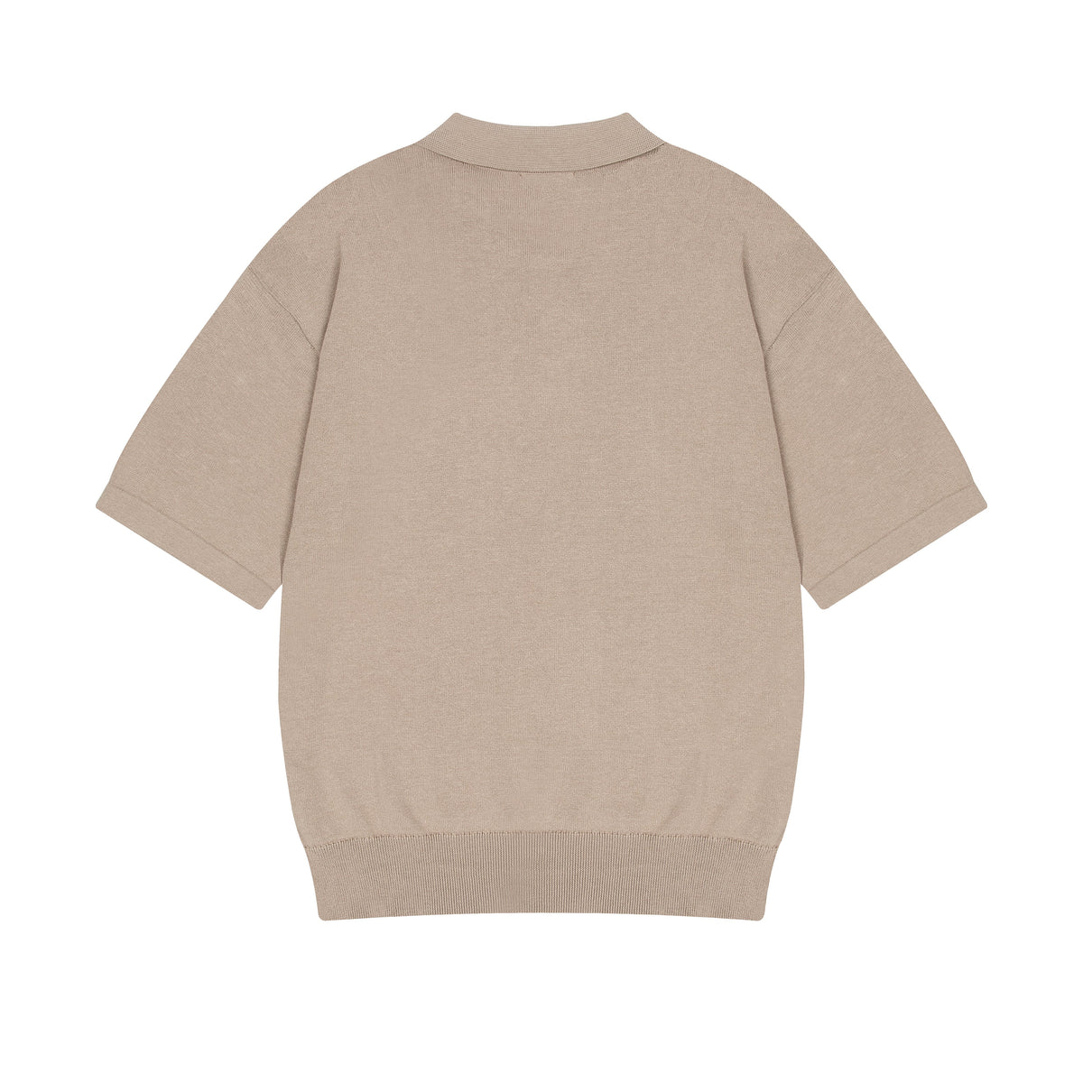 "on air" Polo knit beige