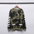 Bathing Ape Sweatshirts Autumn and Winter off Camouflage Arrow Men's Sweater
