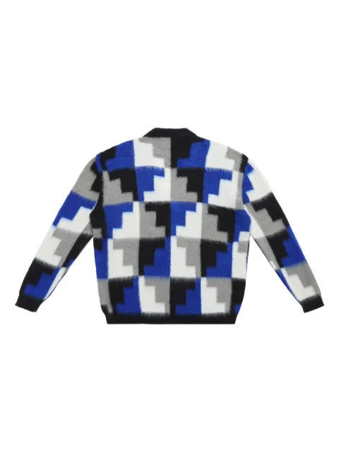 COUNTY OF MILAN AOP Damier Cross cardigan
