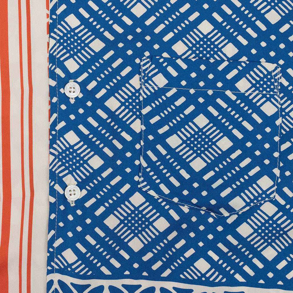 MULTICOLOR CARD BUTTON-DOWN SHIRT