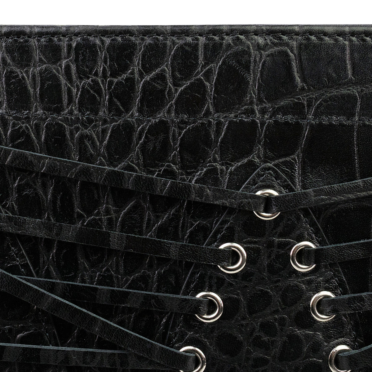 BLACK ARCH TOTE XL MESSENGER BAG