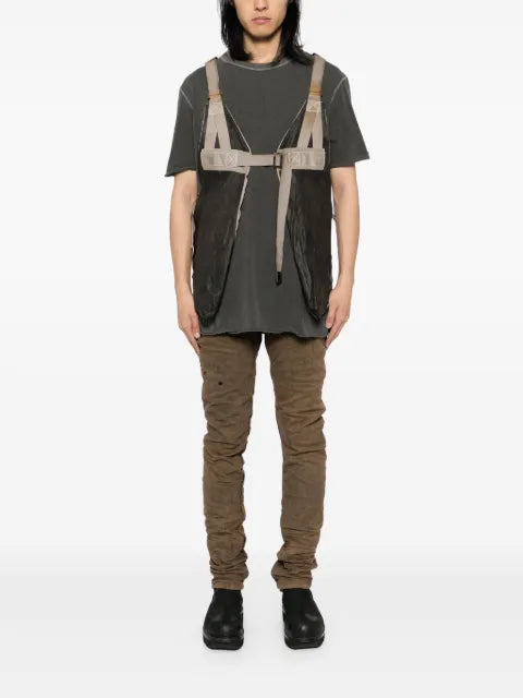 Boris Bidjan Saberi panelled buckled gilet