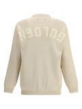 Golden Goose cardigan with lettering on the back