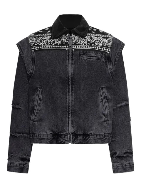 PDF bandana denim jacket