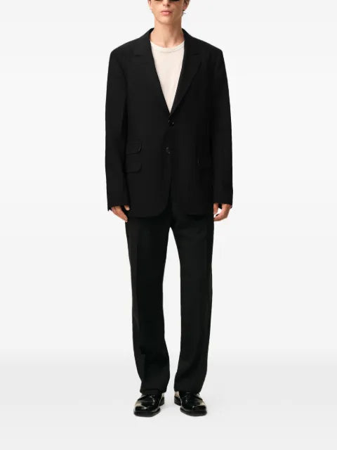 AMI Paris new wool straight single breasted jacket