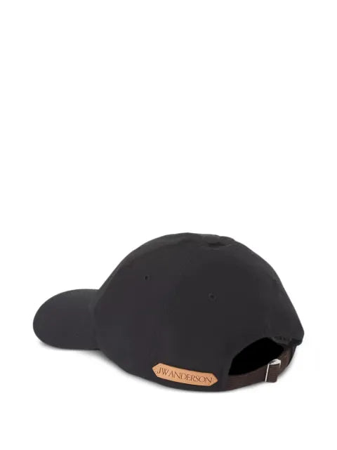JW Anderson Waxed baseball cap in black
