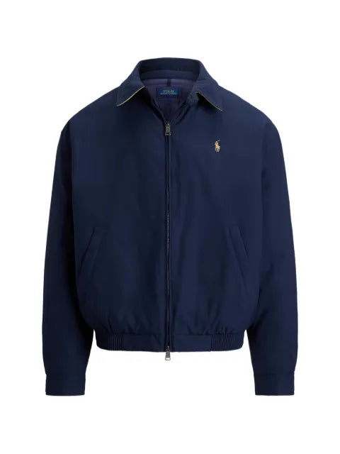Polo Ralph Lauren logo-embroidered shirt jacket