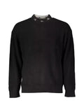 Calvin Klein ribbed-knit logo-neckline sweater