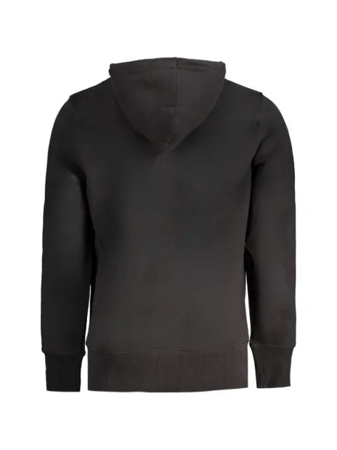 Calvin Klein logo-embroidered cotton hoodie