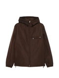 SANDRO logo-detail zip-front jacket