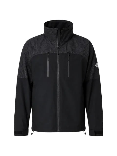 The North Face panelled check-pattern jacket