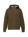 Emporio Armani double jersey hoodie with all-over logo print