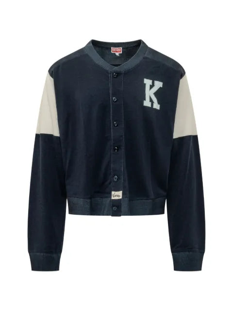 Kenzo logo-patch colour-block sweatshirt