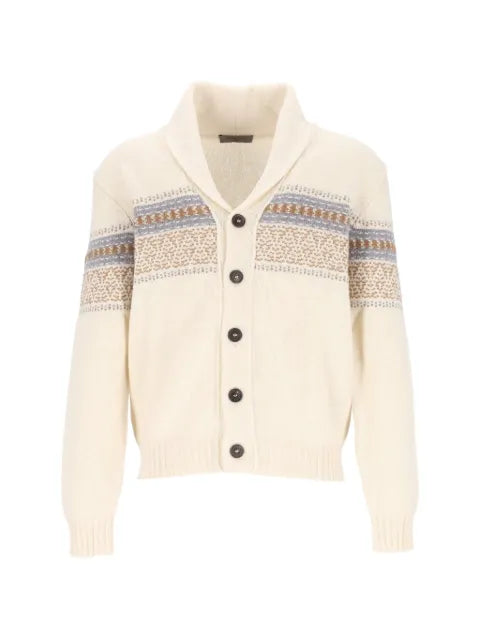 Corneliani shawl-collar cardigan