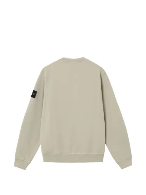 Stone Island 6100038 brushed organic-cotton fleece sweatshirt