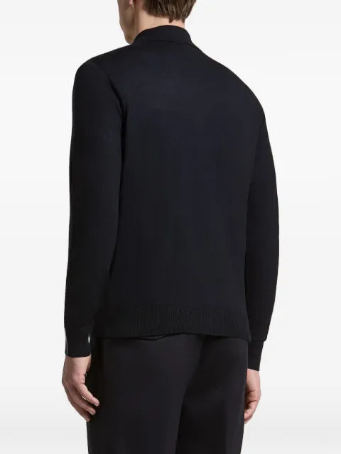 Peserico button-up polo-collar cardigan