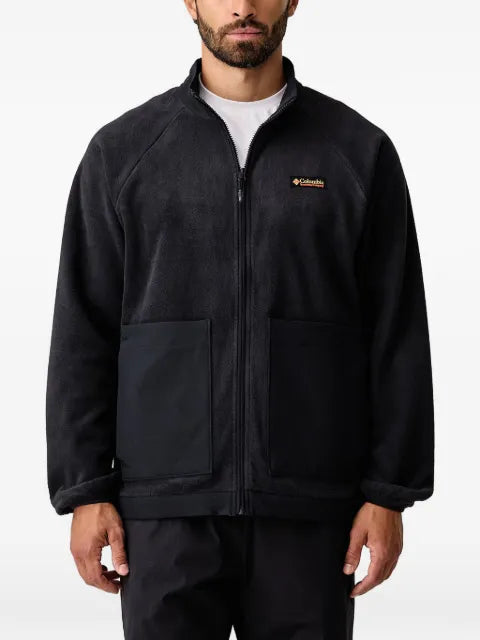 Columbia Sauvie Sky logo-patch zip-up sweater