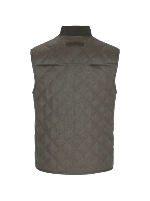 Zegna quilted high-neck gilet