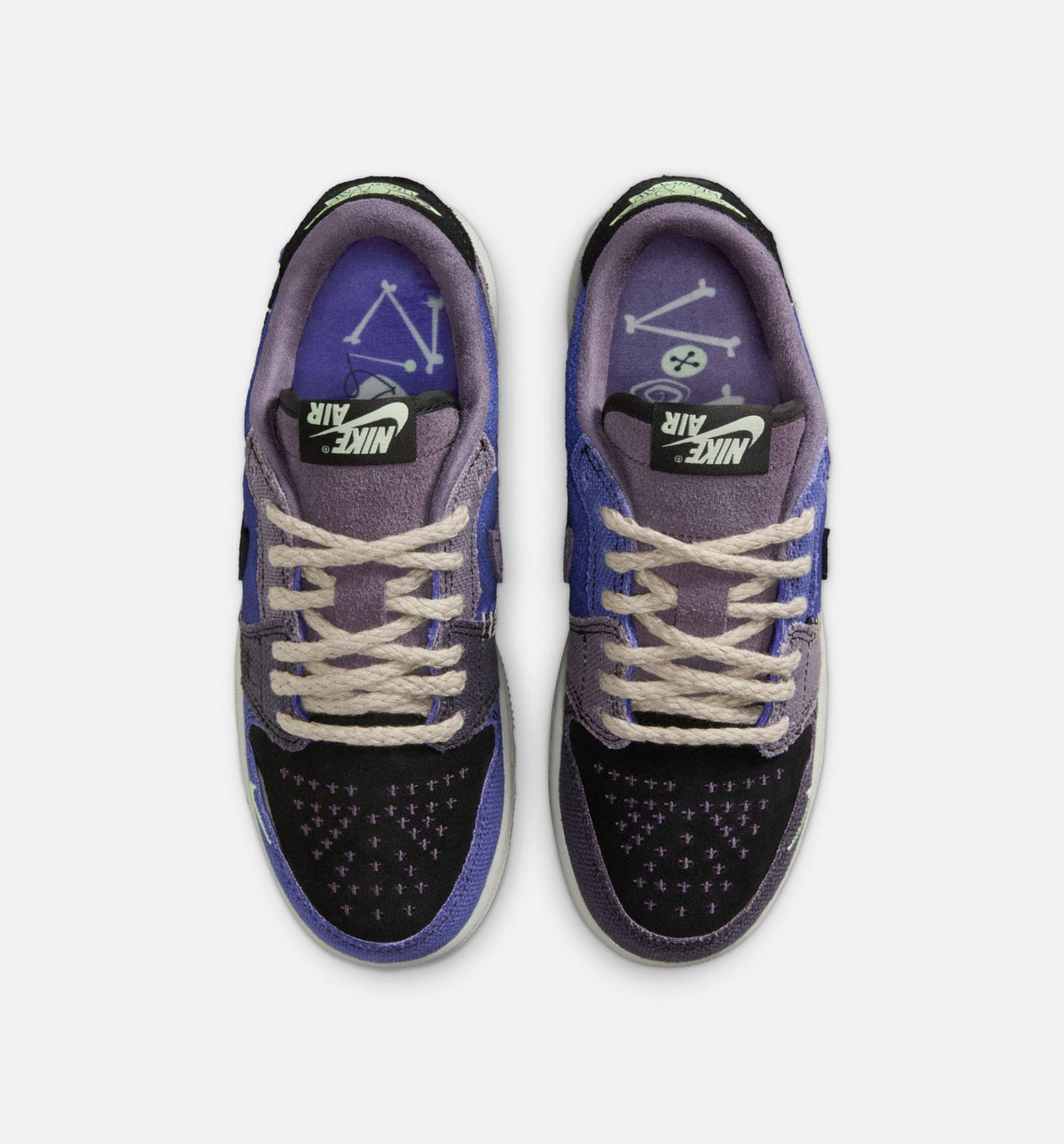 Air Jordan 1 Low OG Regency Purple and Dark Raisin Grade School Lifestyle Shoe