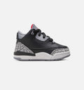 Air Jordan 3 Retro Black Cement Infant & Toddler Lifestyle Shoe