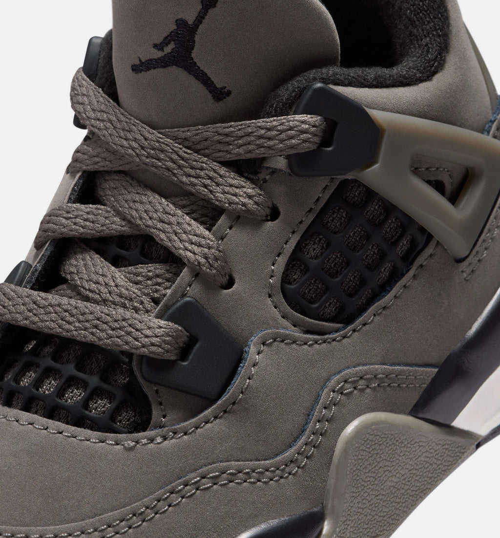 Air Jordan 4 Retro Cave Stone and Black Baby & Toddler Sneakers - Cave Stone / Black / Moon Particle