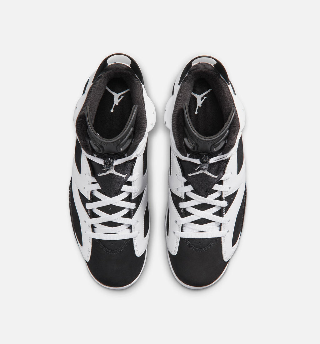 Air Jordan 6 Retro Black and White Men's Shoes - Black/White