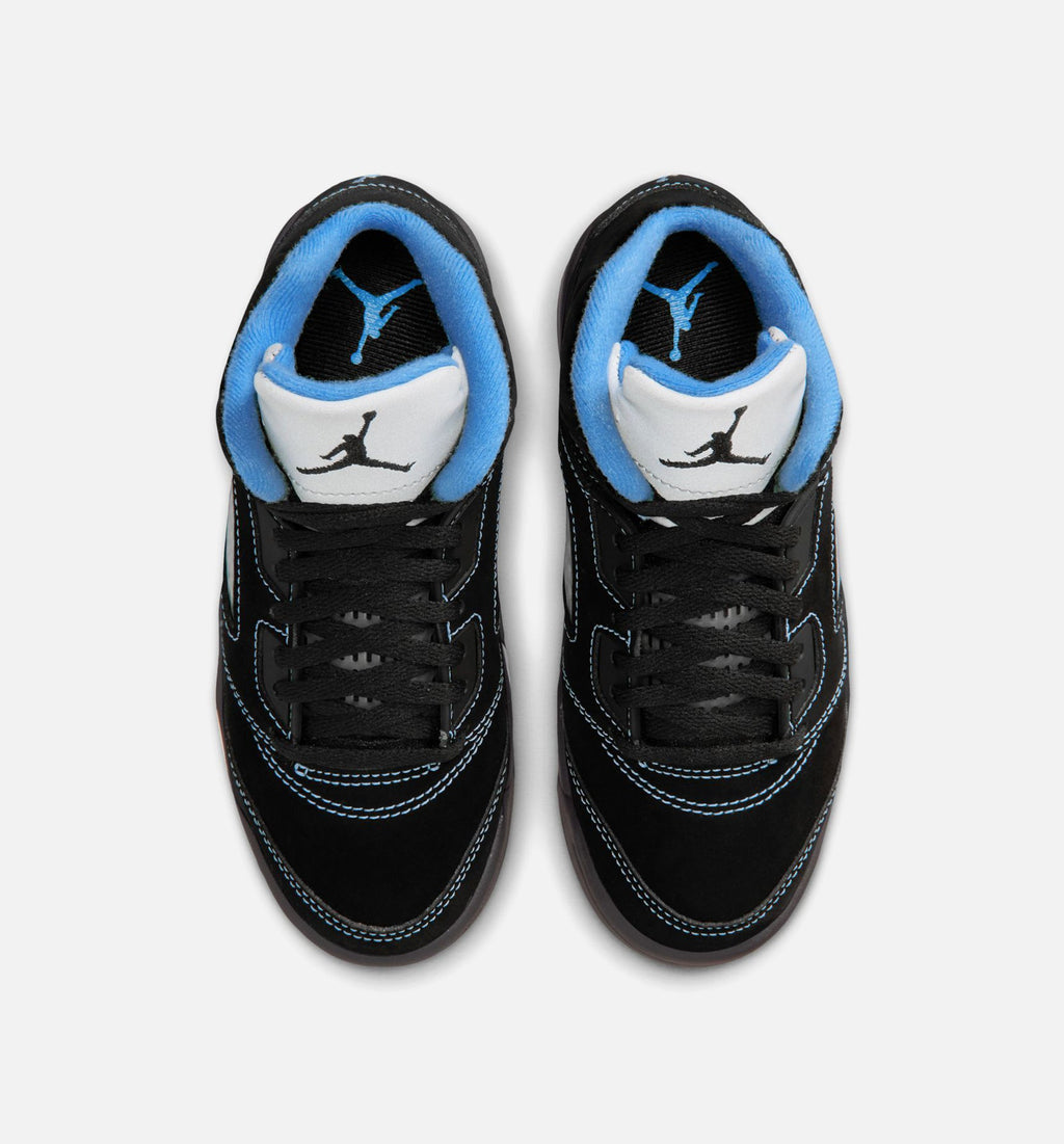 Air Jordan 5 Retro Black Carolina Preschool Lifestyle Shoe