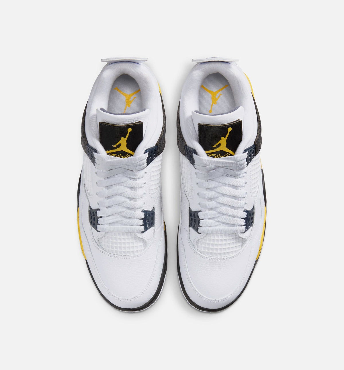 Air Jordan 4 Retro Rare Air Tour Yellow Men's Lifestyle Shoe – White/Dark Blue Grey/Black/Tour Yellow