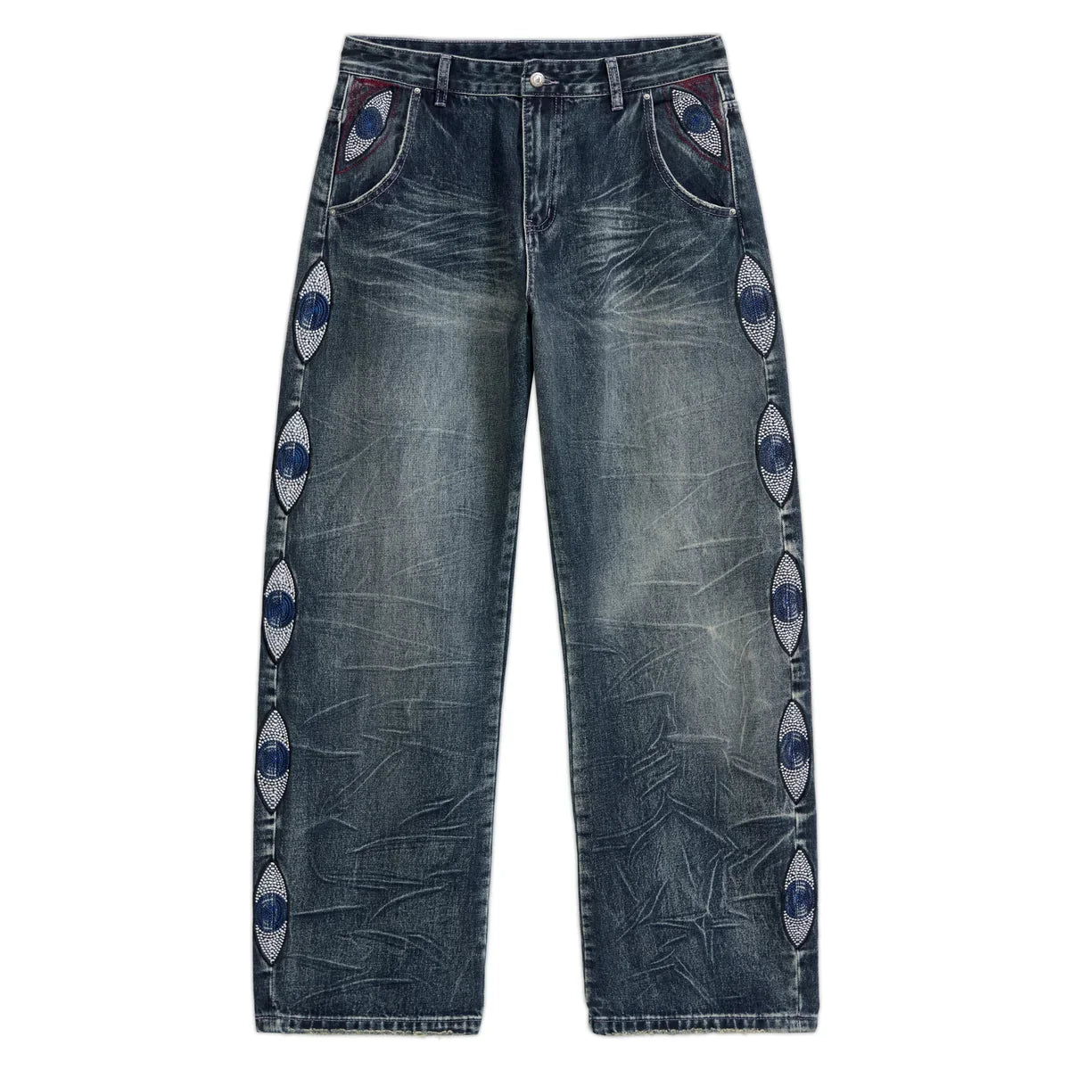 KidSuper Gemstone Eye Embroidery Jean