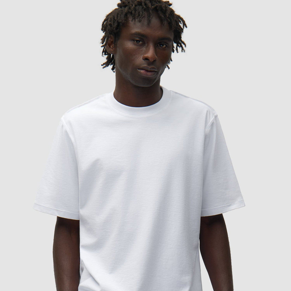 Arte Reversible label T-shirt: White