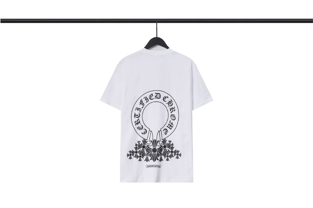 Chrome Hearts Sanskrit Cross Horseshoe Graphic Tee Multi‑Style
