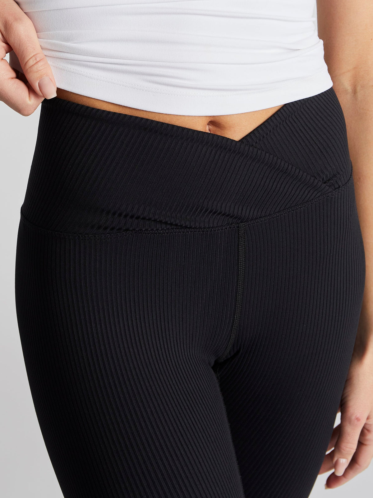 Ribbed Veronica Capri