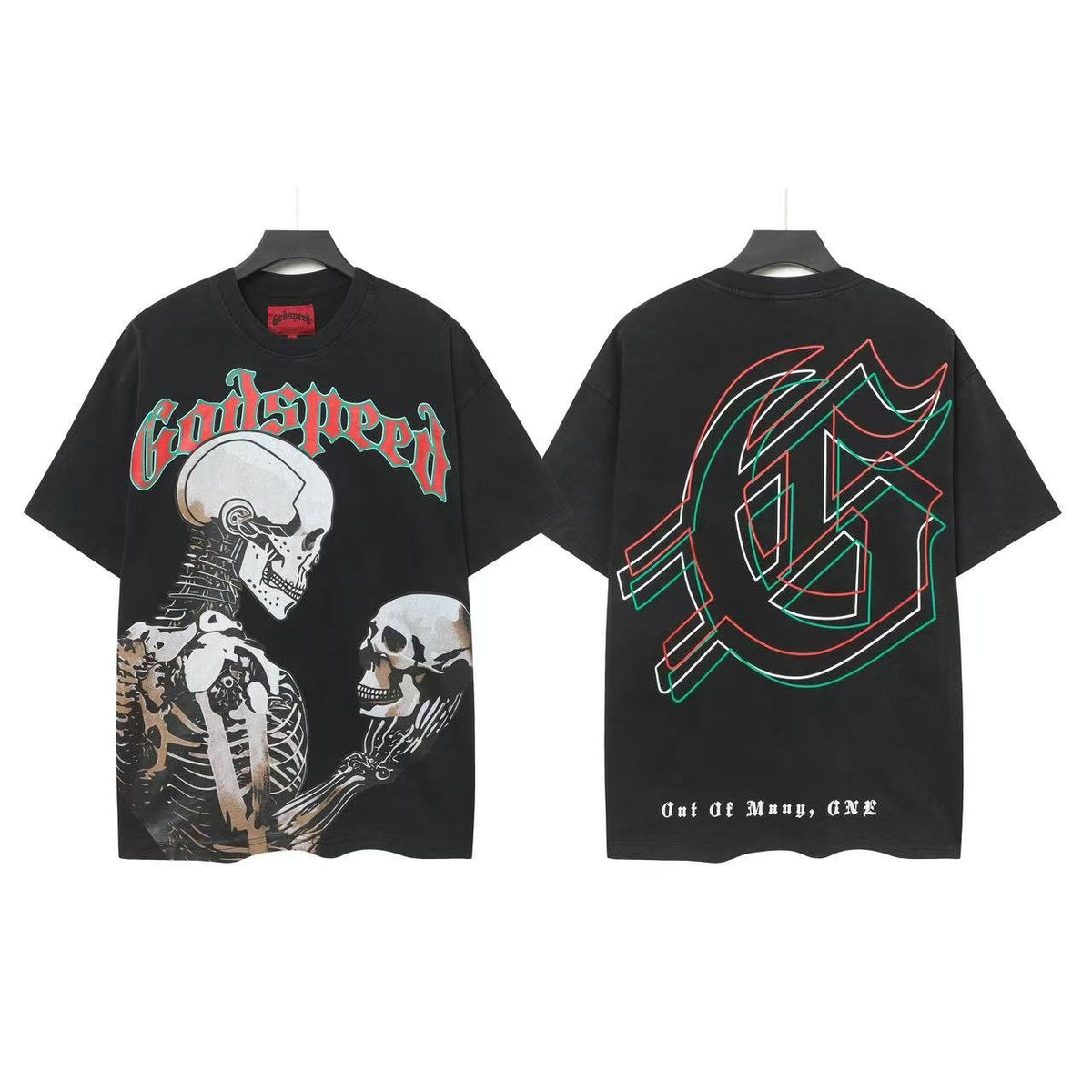 Godspeed Skeleton Skull Angular G Graphic T-Shirt