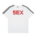 Sp5der Striped Raglan Graphic T-Shirt