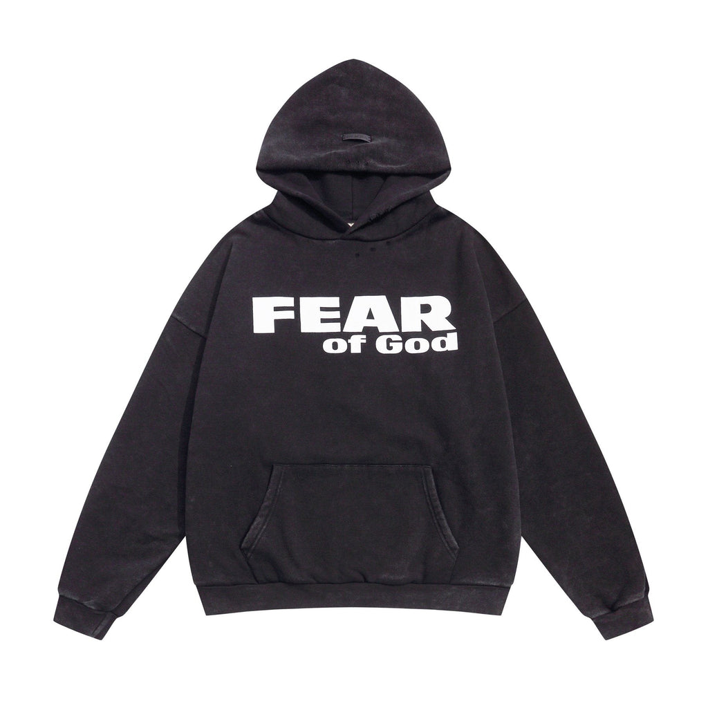 Fear of God Washed Graphic Pullover Hoodie