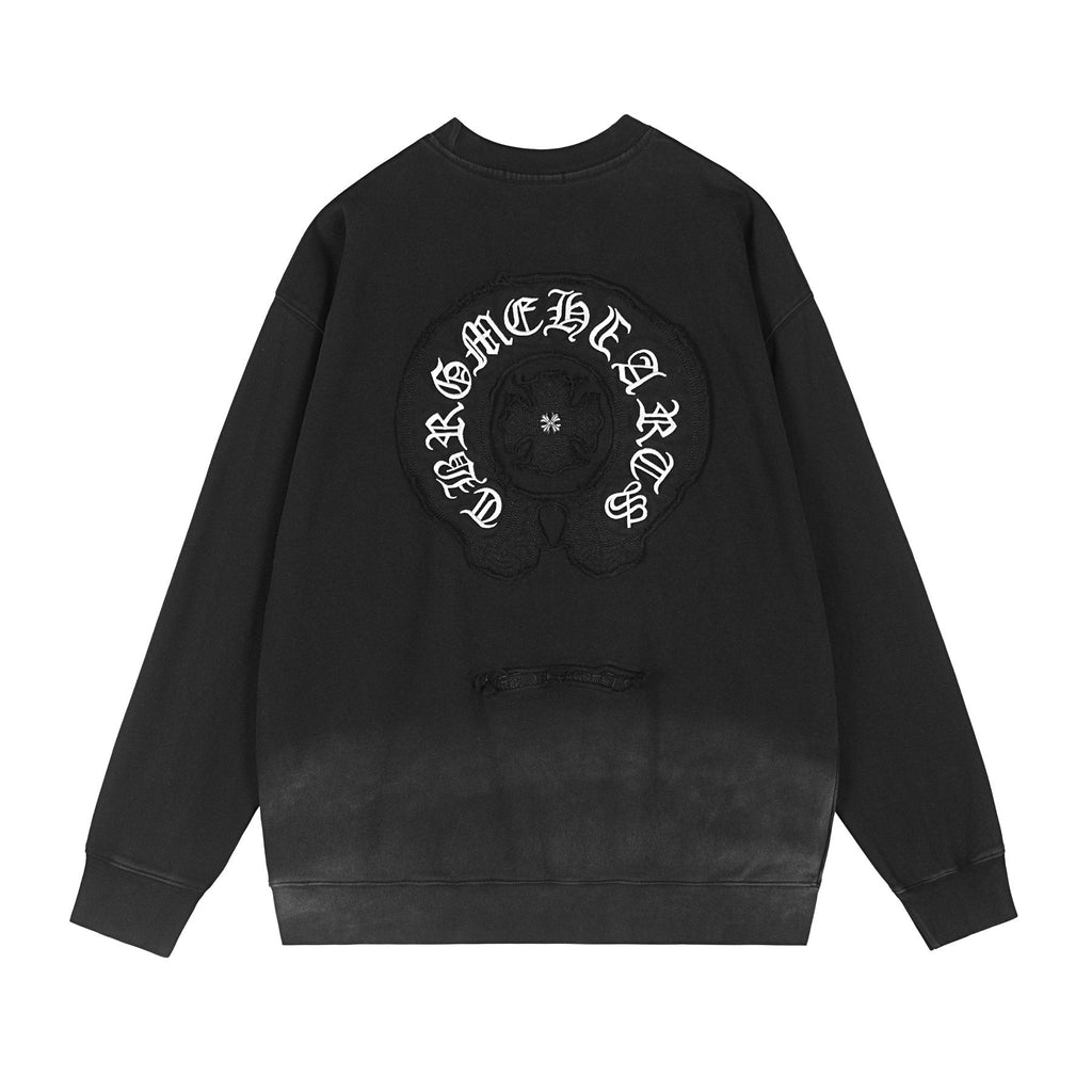 Chrome Hearts Horseshoe Graphic Crewneck Sweatshirt