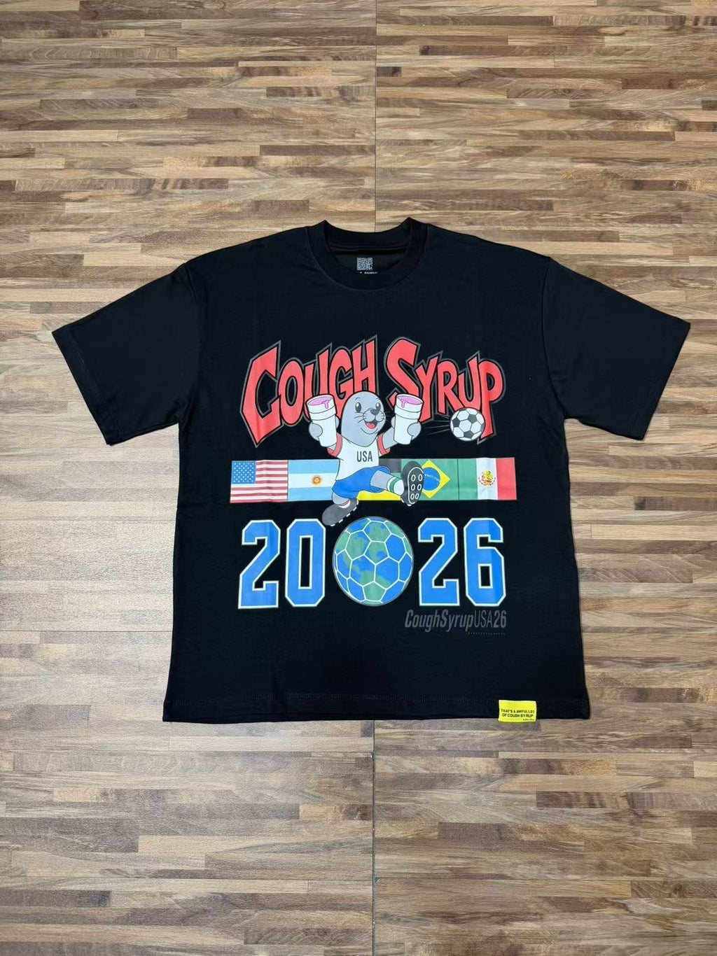 THAT'S A AWFUL LOT OF COUGH SYRUP Soccer Graphic T-Shirt