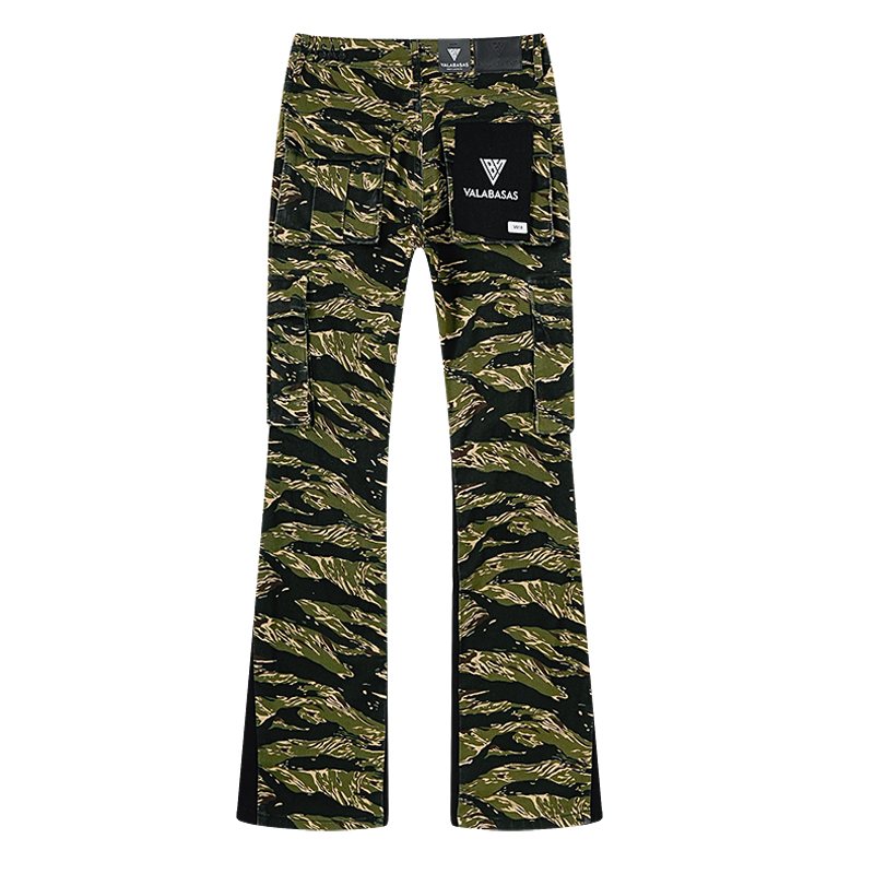 VALABASAS Olive Camo Cargo Pants