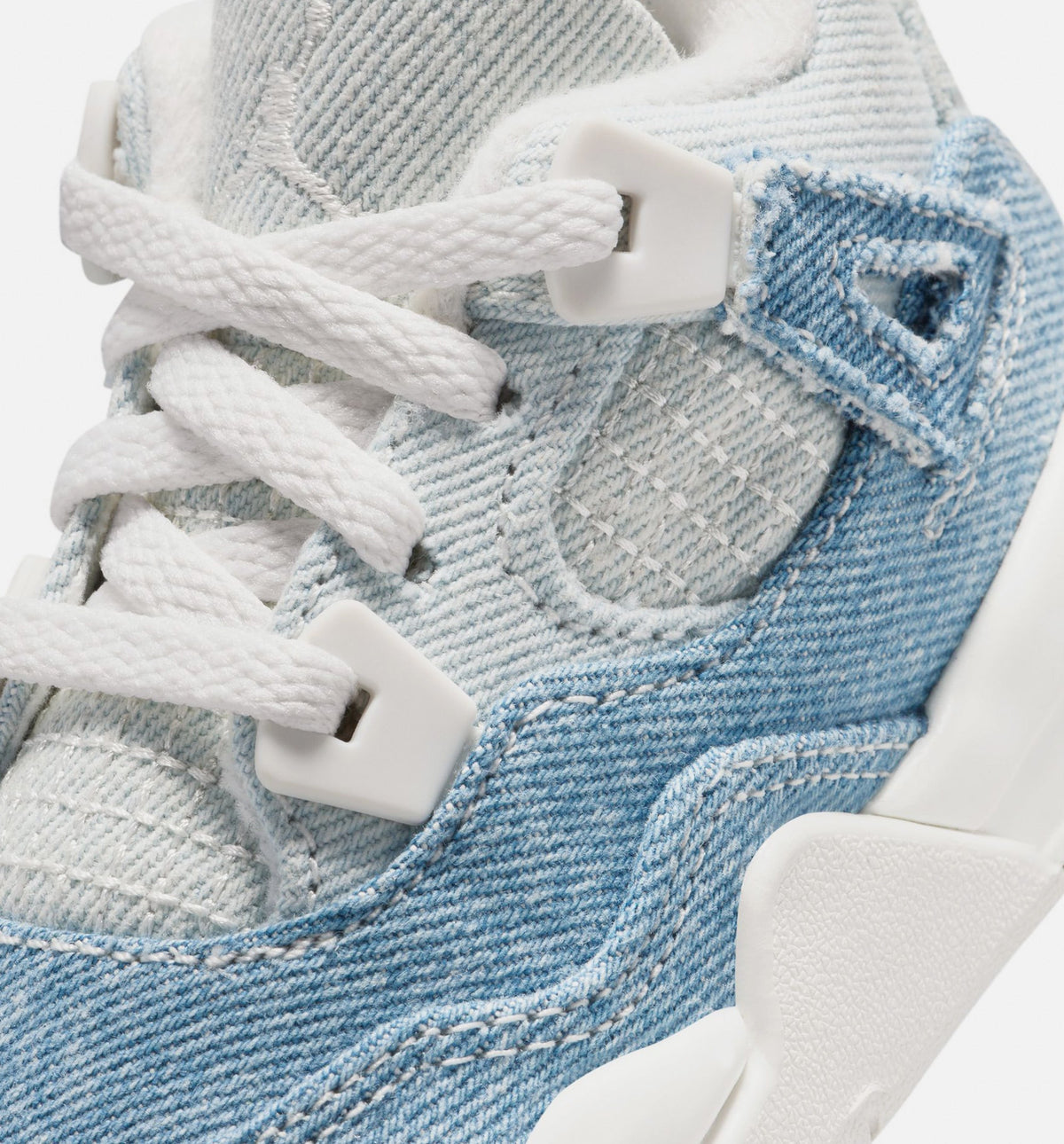 Air Jordan 4 Retro Worn Blue Infant/Toddler Lifestyle Shoe