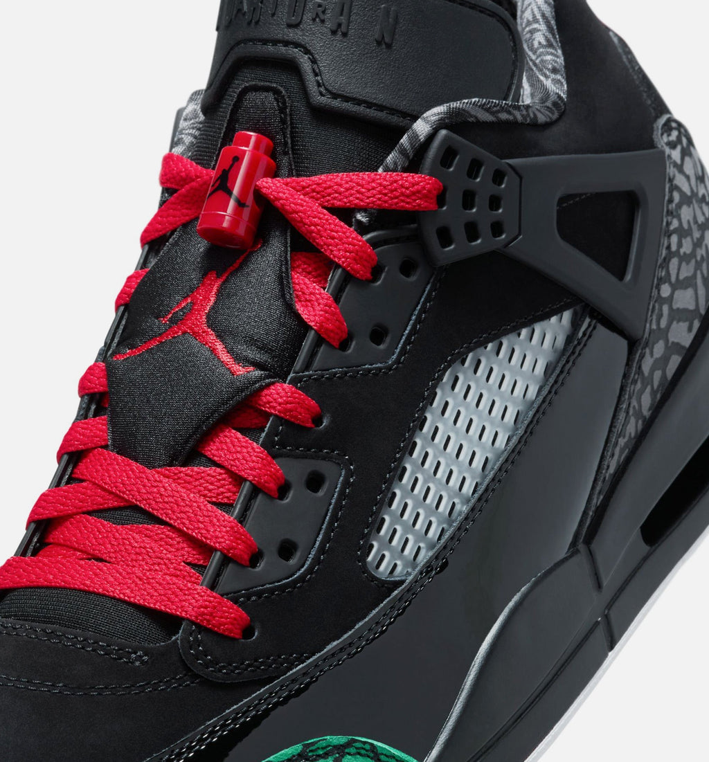 Spizike Low – Men's Lifestyle Shoe in Black/Classic Green/White/Varsity Red