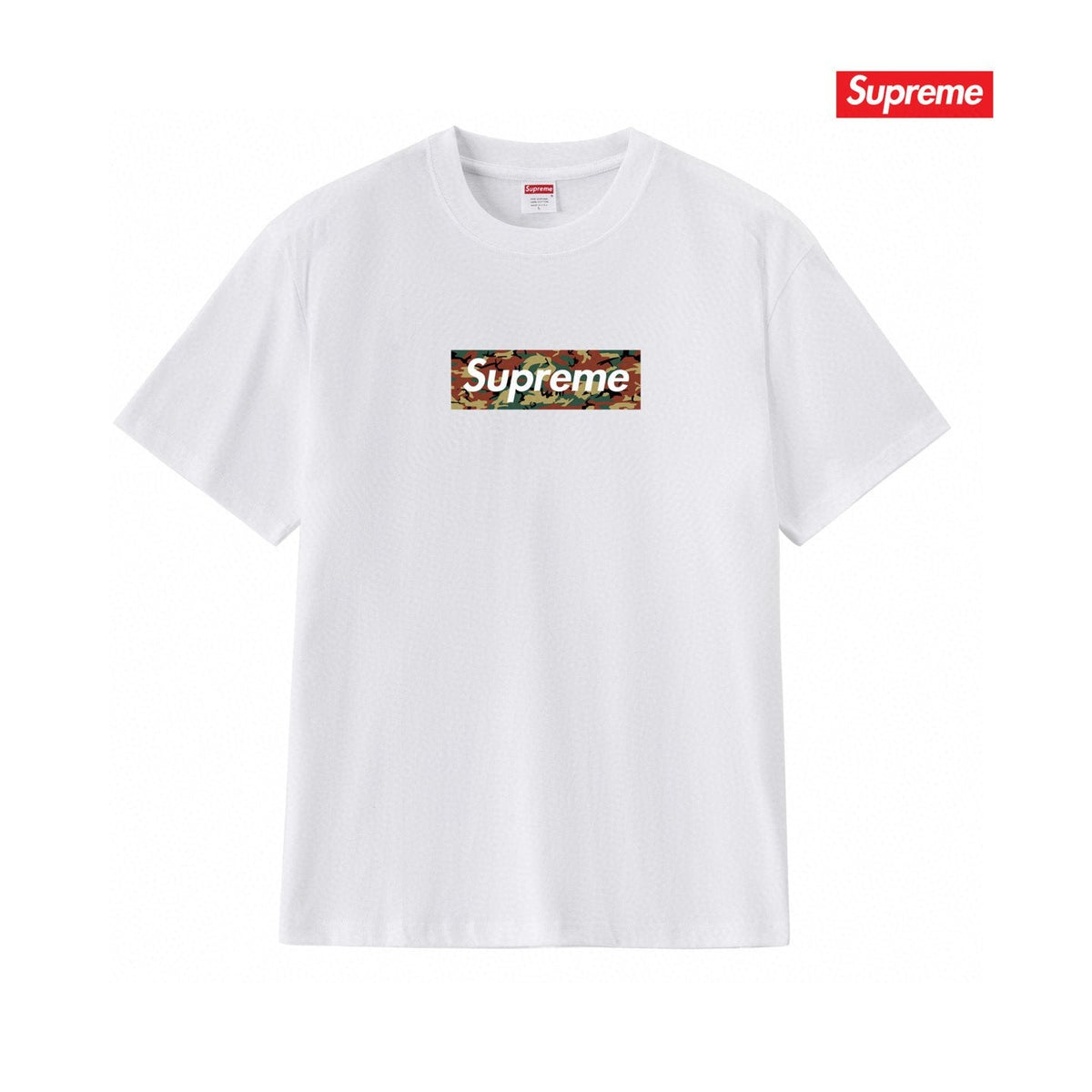 Supreme Camo Box Logo Graphic T-Shirt