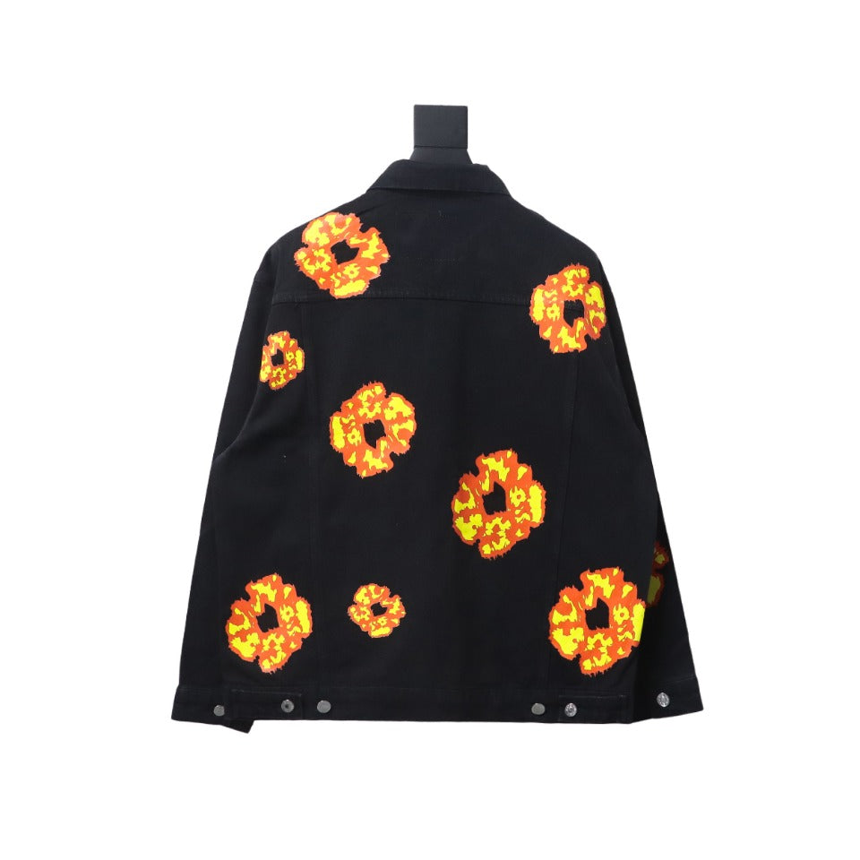 Offset x Tears Denim Jacket Black