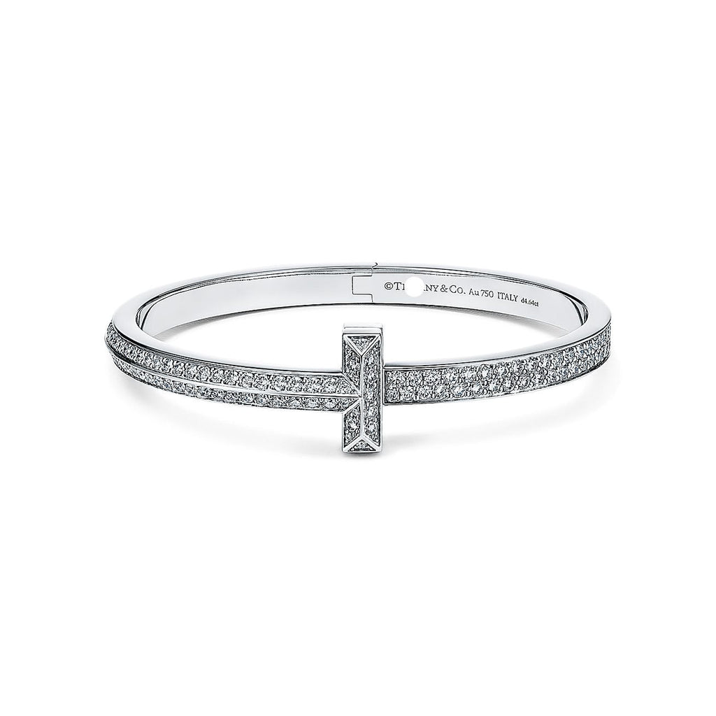 Tiffany Wide Hinged Bangle Bracelet