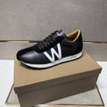 J.M. Weston Black W-Detail Sneakers