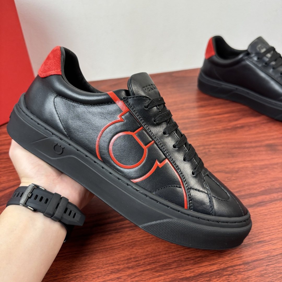 Ferragamo Men's Low-Top Sneakers