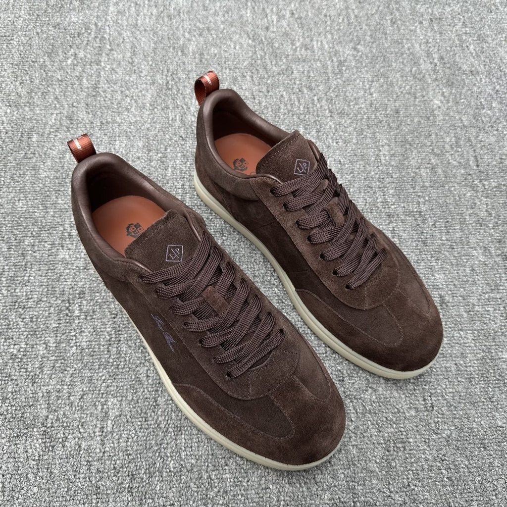 Loro Piana Men's Soho Walk Low-Top Sneakers