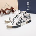 Dior Patterned High-Top Sneakers